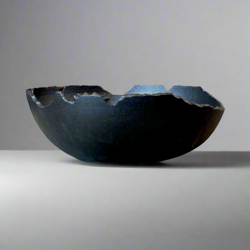 A balance of imperfection and delicate form, the Nusa Bowl features a unique design that will ensure this bowl effortlessly holds its own whether styled on a table or even in your kitchen adding an unusual and found dimension.