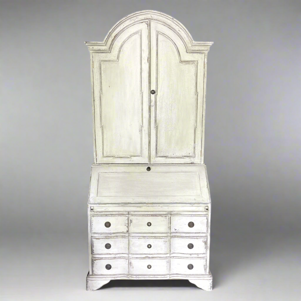 This stunning and unique piece is handcrafted out of solid mahogany which has been carefully distressed to achieve an authentic timeworn appearance. Front