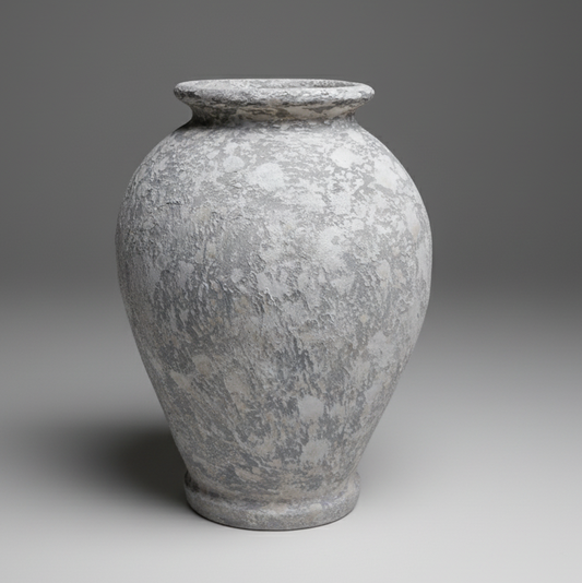 Frederico Off White Distressed Terracotta Pot