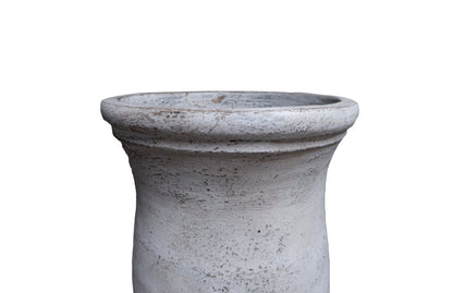 Luna Off White Distressed Pot