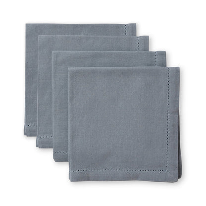 Mineral Blue 100% Cotton Napkin - Set 4