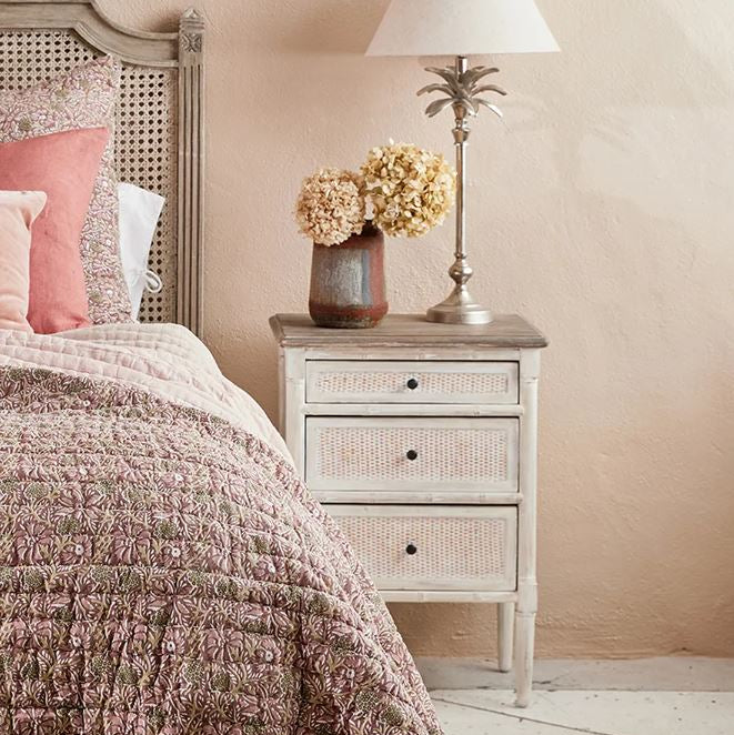 Eloise 3 Drawer Bedside Table - Pre Order