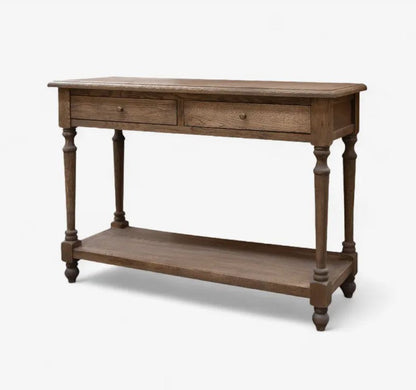Claude Oak Timber Console - In Stock & Ready To Ship
