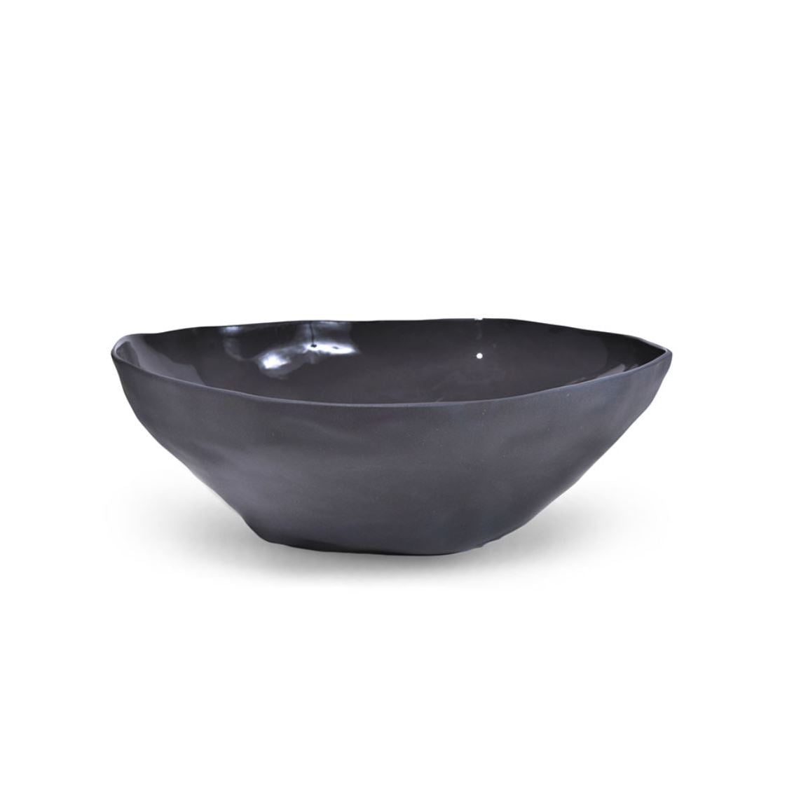 Amai Ceramic Serving Bowl - Charcoal