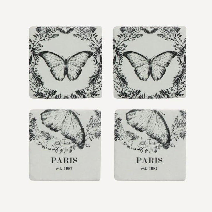 Butterfly Coasters - Set Of 4