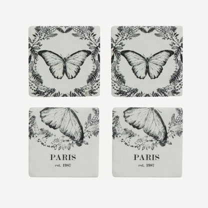 Butterfly Coasters - Set Of 4