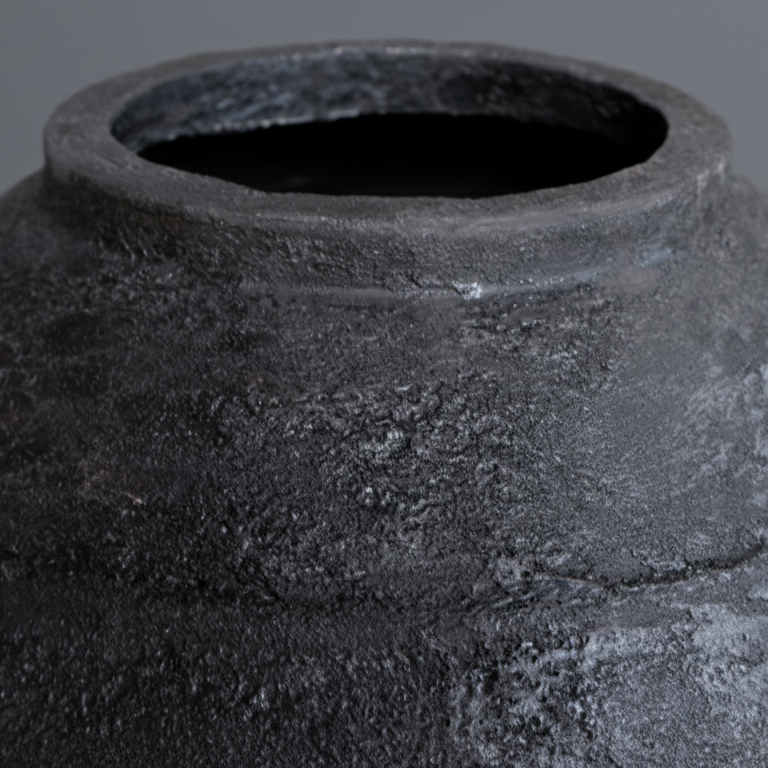 Dante Dark Grey/Black Pot