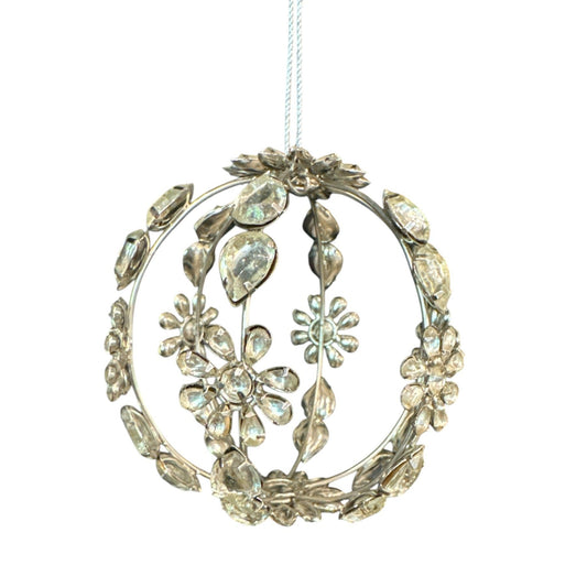 Fleura Gemstone Hanging Christmas Ornament