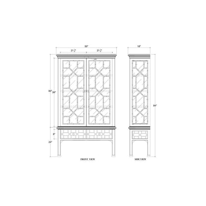 Grosvenor Display Cabinet - Pre-Order | Custom Colour & Finish Options Available