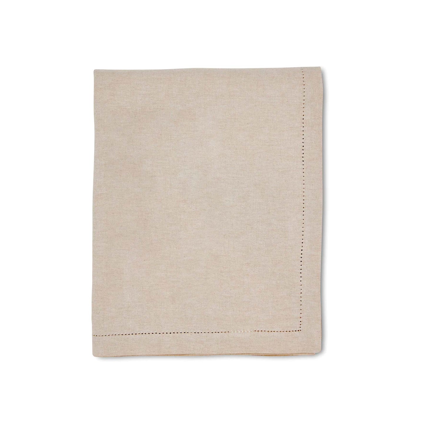 Crafted from pure cotton, the Jetty Mineral Tablecloth in oatmeal brings understated elegance to your dining space. Its signature decorative spoke stitched edge adds refined detail, while the natural breathability of 100% cotton ensures lasting comfort and easy care. A versatile foundation piece for contemporary and classic table settings alike.