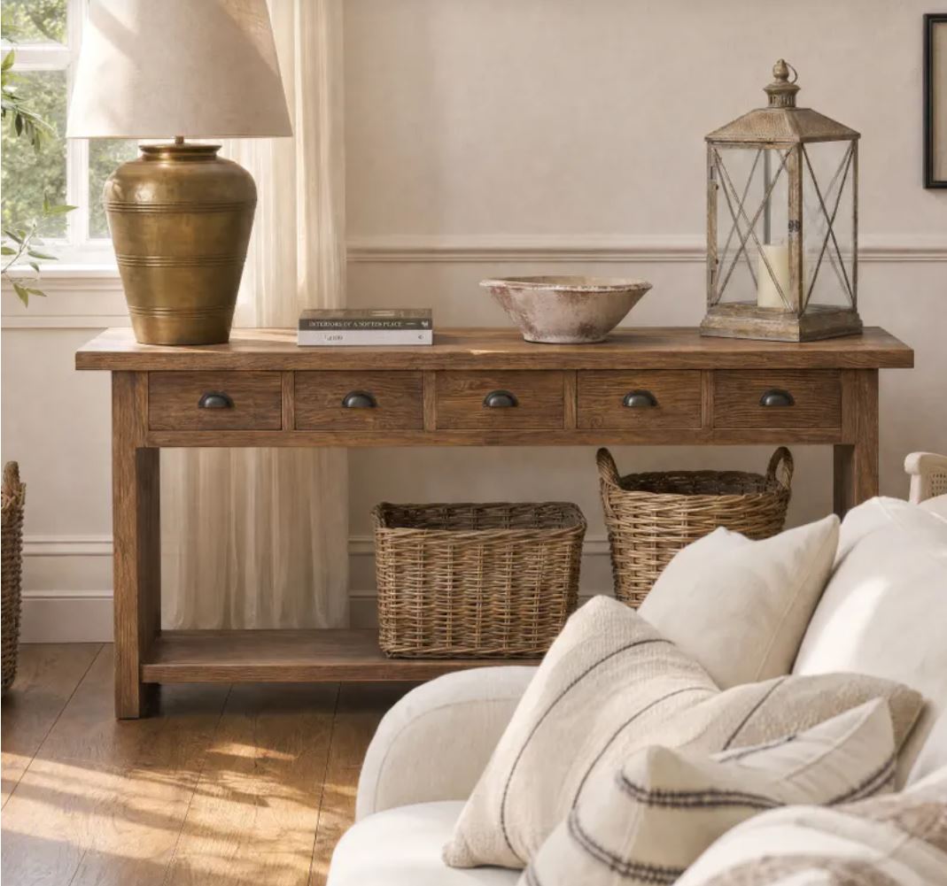 Anderson Reclaimed Elm Console Table - Arriving Mid October