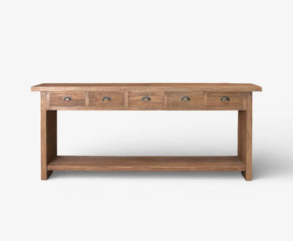 Anderson Reclaimed Elm Console Table - Arriving Mid October