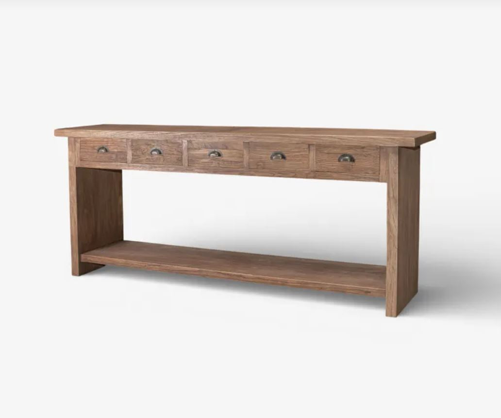Anderson Reclaimed Elm Console Table - Arriving Mid October