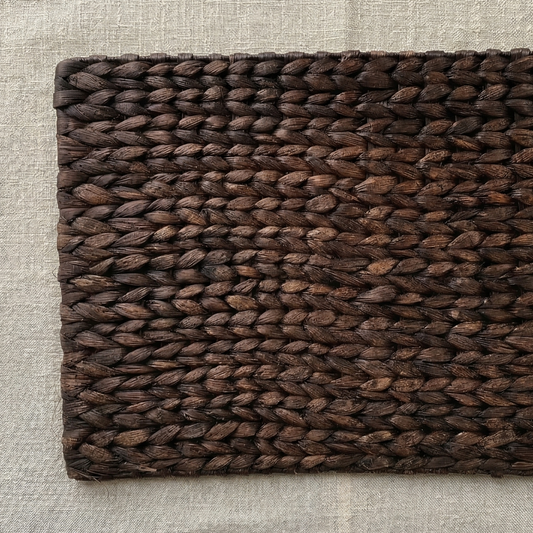 Antique Brown Water Hyacinth Table Runner