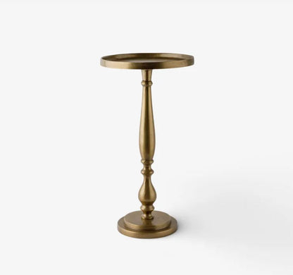 Barnes Antique Brass Side Table