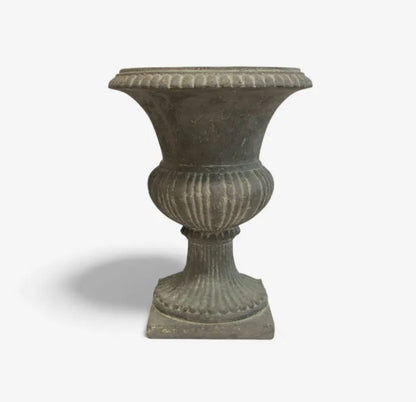Bellagio Distressed Grey Urn - Small | In Stock & Ready To Ship