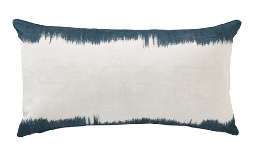 Capri Navy Outdoor Cushion 30cm x 50cm