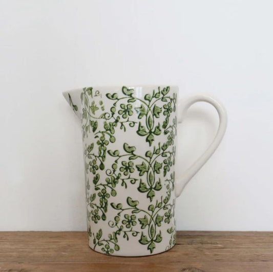 Florentine Verde Handpainted Jug
