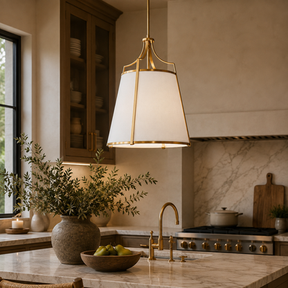 Ellery Gold Pendant Light - Wide  | Pre Order Now | Arriving November
