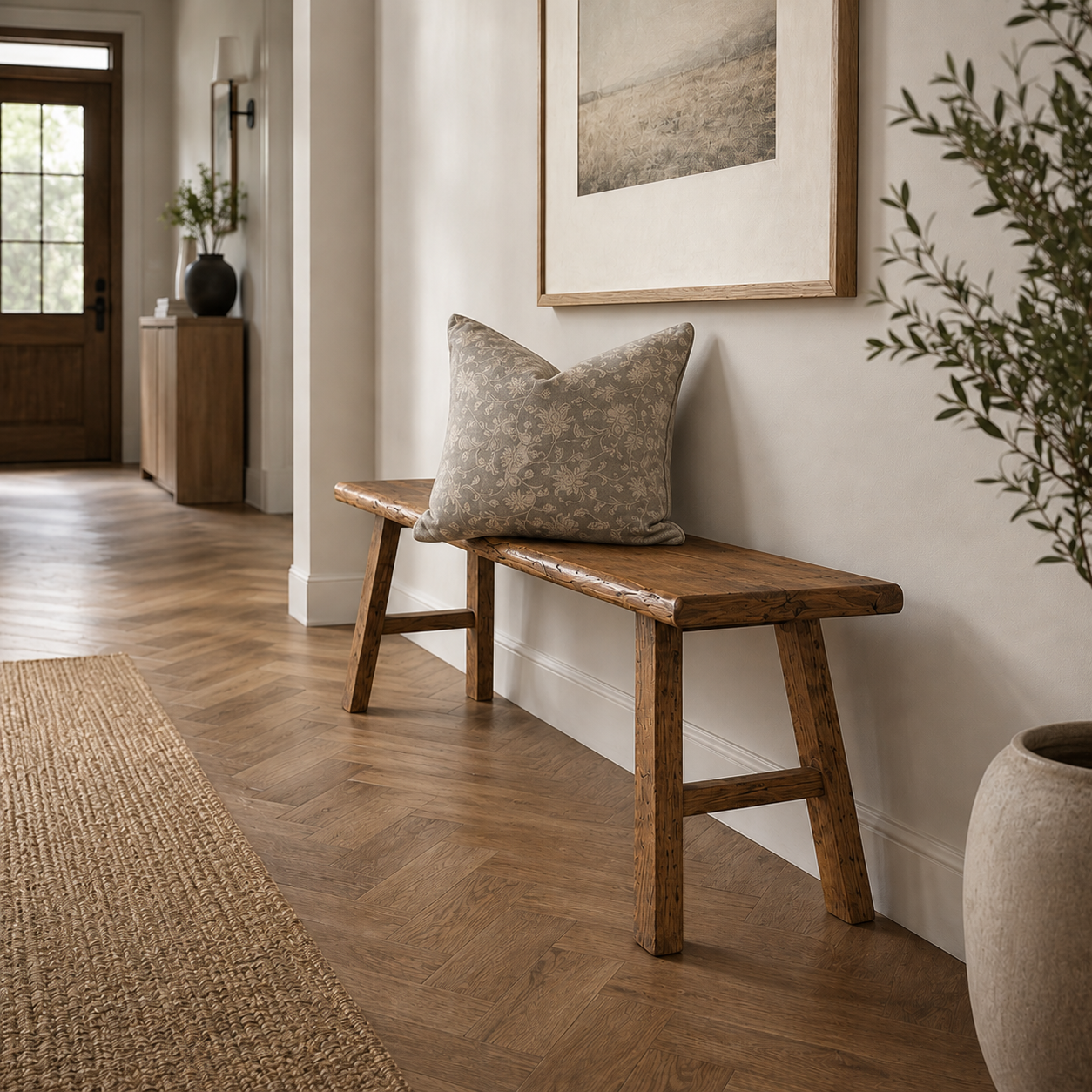Florence Old Elm Timber Bench 150cm | In Stock & Ready To Ship