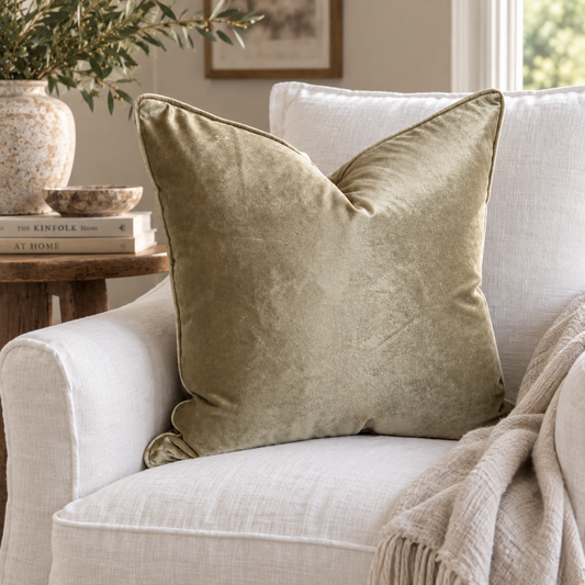 Gold Velvet Cushion 55cm x 55cm