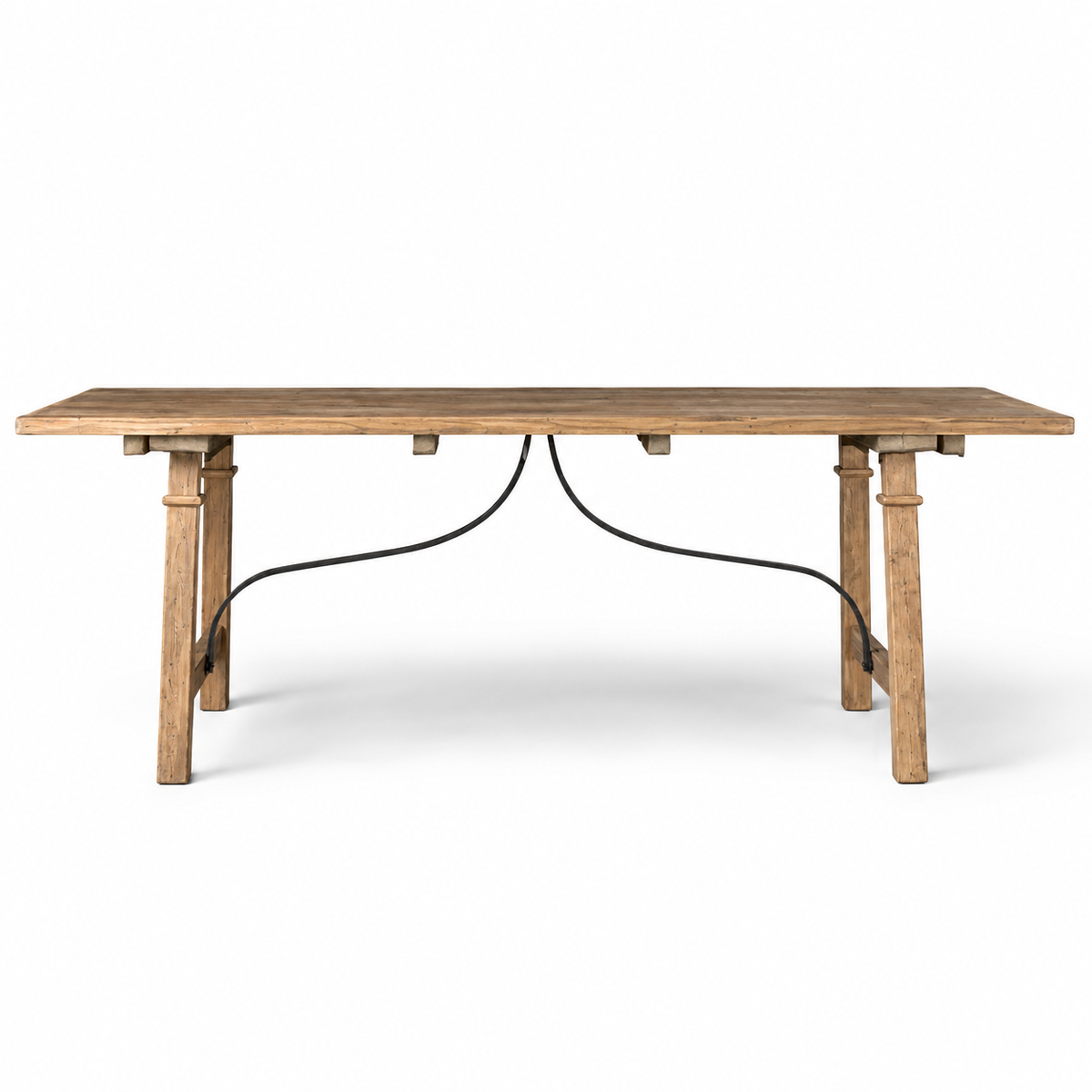Alba Oak & Iron Dining Table 210cmL | Pre Order Now | Arriving October