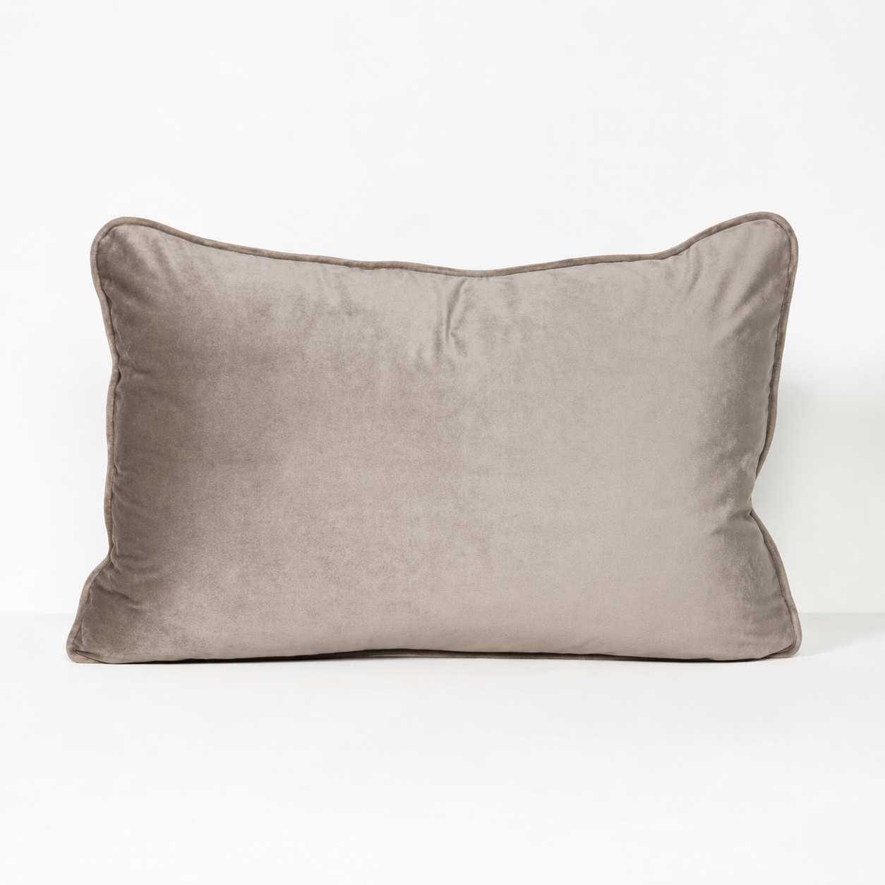 Champagne Velvet Lumbar Cushion 35cm x 55cm