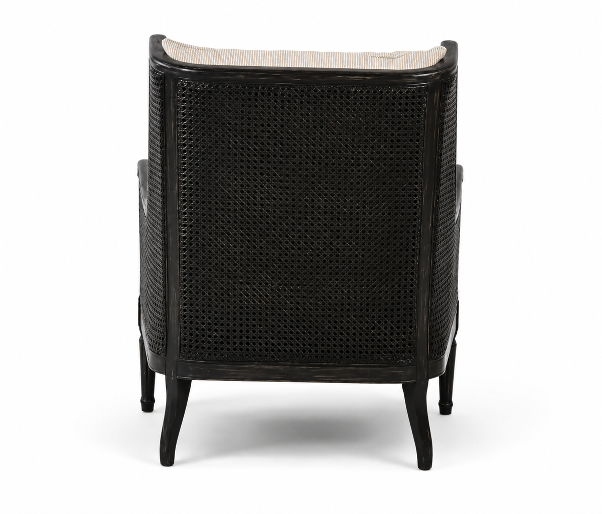 Chester Rattan & Timber Black Occasional Chair | Pre Order Now | Arriving November