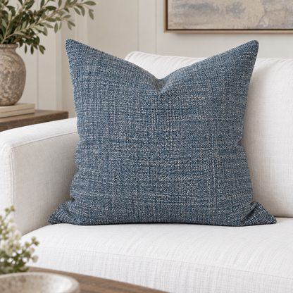 Emile Ocean Texture Fabric Cushion – 57cm x 57cm