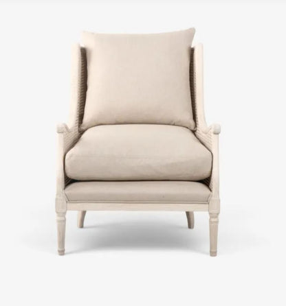 Chester Rattan & Timber Whitewash Occasional Chair | Pre Order Now | Arriving November
