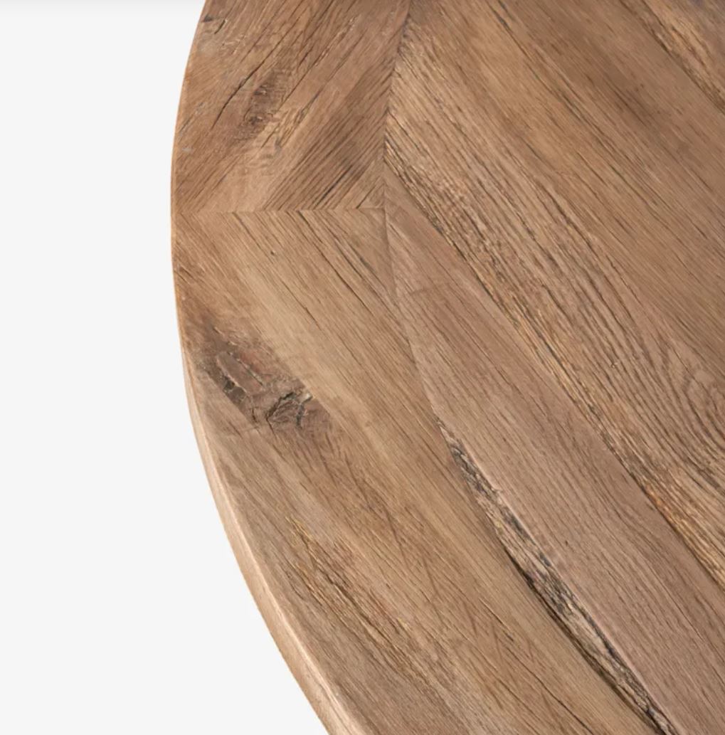 Lucca Round Reclaimed Oak Coffee Table | In Stock & Ready To Ship
