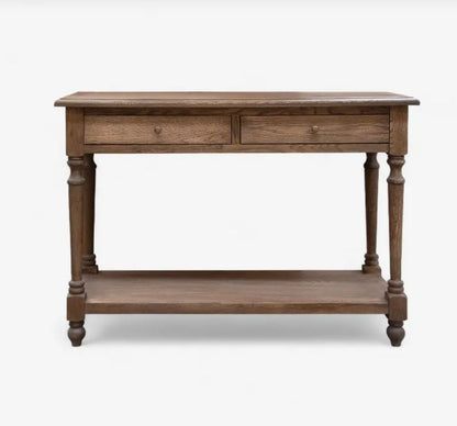Claude Oak Timber Console - In Stock & Ready To Ship
