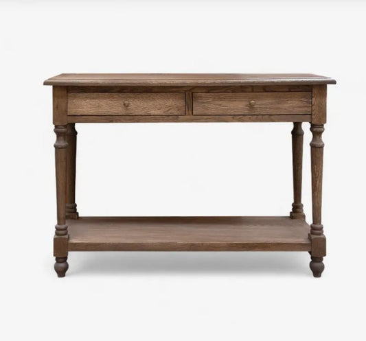 Claude Oak Timber Console - In Stock & Ready To Ship