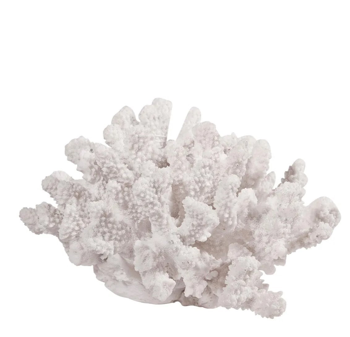 Our White Sea Coral Sculpture is perfect for any home. Crafted with polyresin for maximum durability, the stunning piece features intricate folds and varied textures, evoking the beauty of the ocean even when inside. The sculpture is easy to clean with a soft cloth for a long-lasting, realistic art piece.