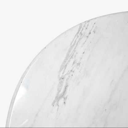 Close-up of a marble-patterned surface with a white background