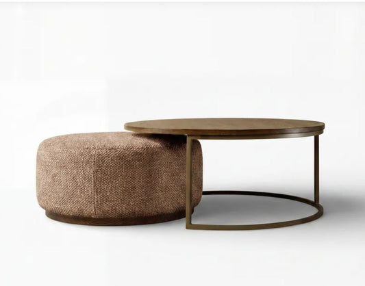 Edison Coffee Table & Ottoman Coffee - Pre Order