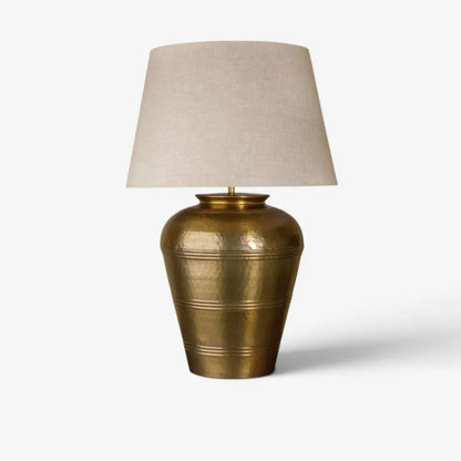 Eva Antique Gold Hammered Lamp Base | In Stock & Ready To Ship