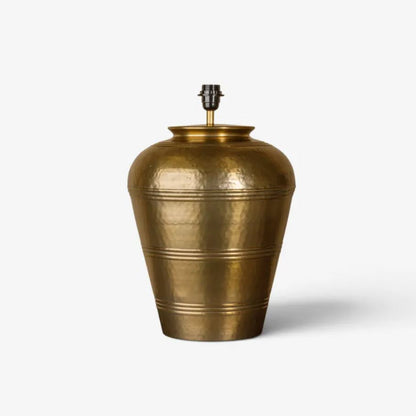 Eva Antique Gold Hammered Lamp Base | In Stock & Ready To Ship