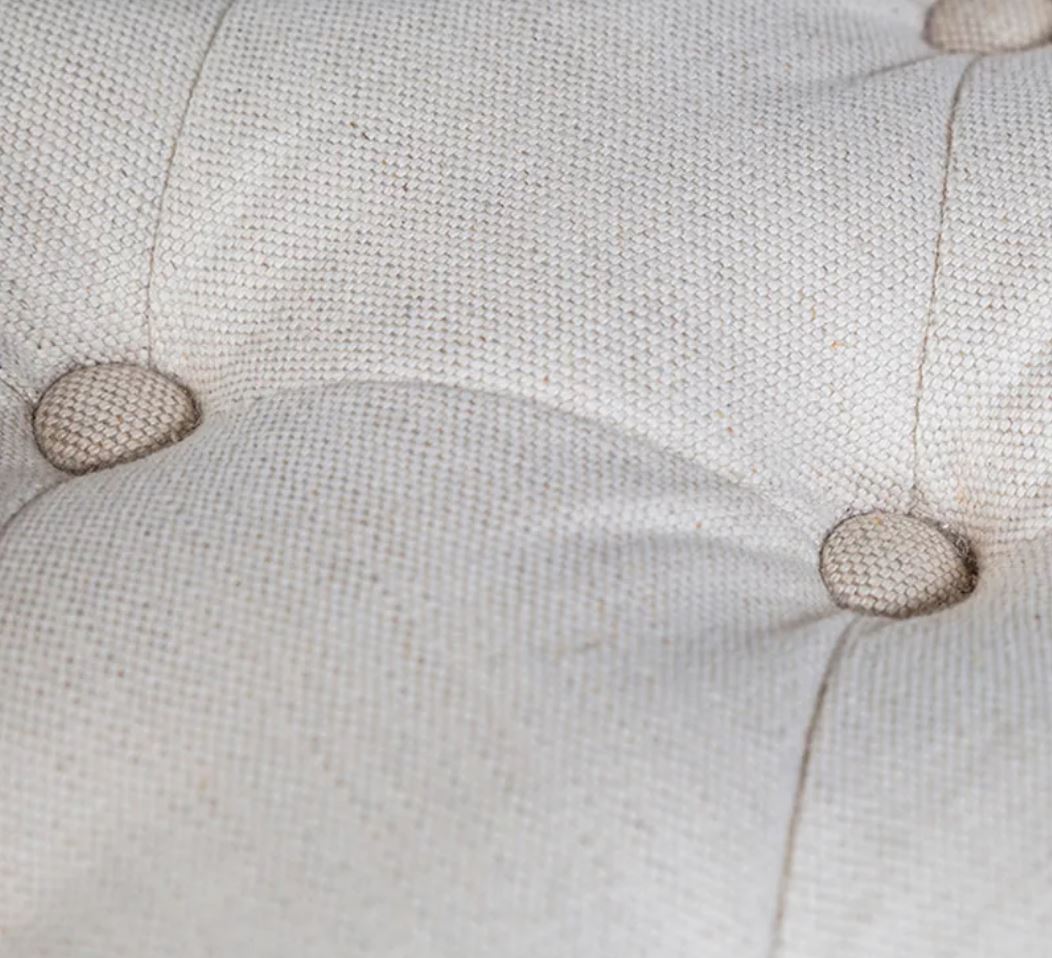 Florence Linen & Timber Stool