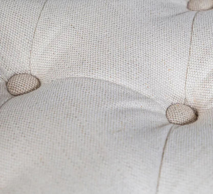 Florence Linen & Timber Stool