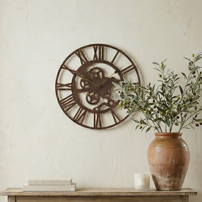Iron Cut Out Wall Clock