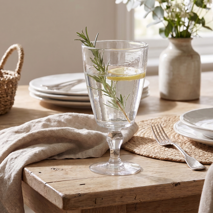 Handmade Vitro Textured Wine Glass
