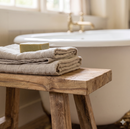 Kecil Teak Stool