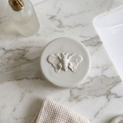 Ceramic Bee Blessing Jar With Lid - Small