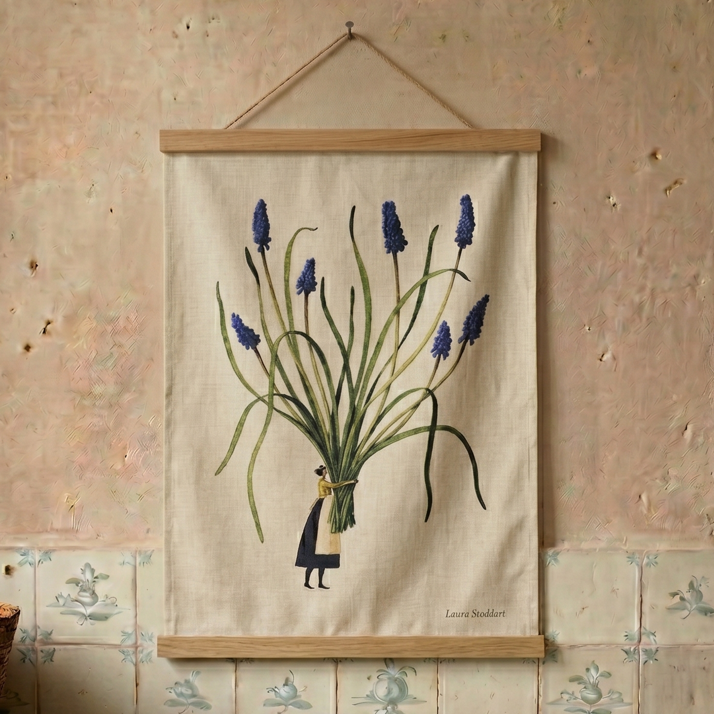 Laura Stoddart Muscari Tea Towel