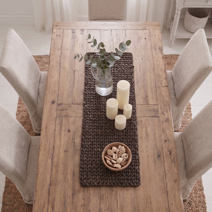 Antique Brown Water Hyacinth Table Runner