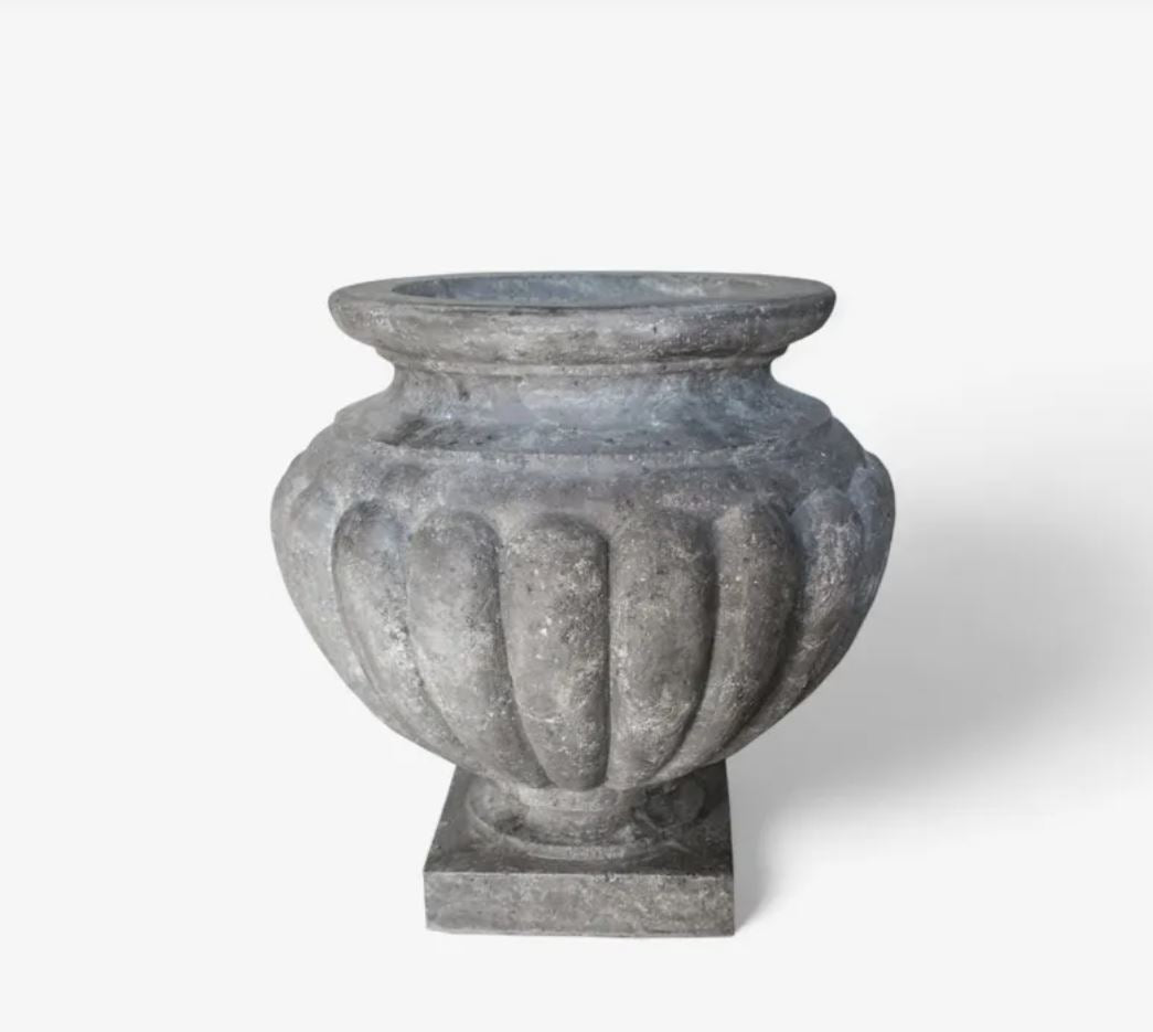 Hartwell Distressed Grey Urn - In Stock & Ready To Ship