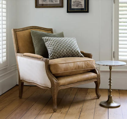 Harvey Leather Armchair - Pre Order Arriving June