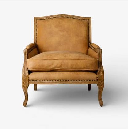 Harvey Leather Armchair - Pre Order Arriving June