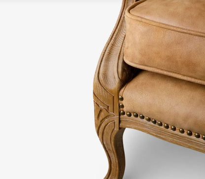 Harvey Leather Armchair - Pre Order Arriving June